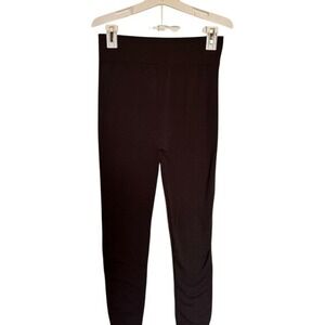 Mopas‎ Women Gray High Waisted Seamless Stretch Leggings One Size Fits All